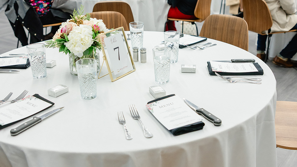 event room at the serve