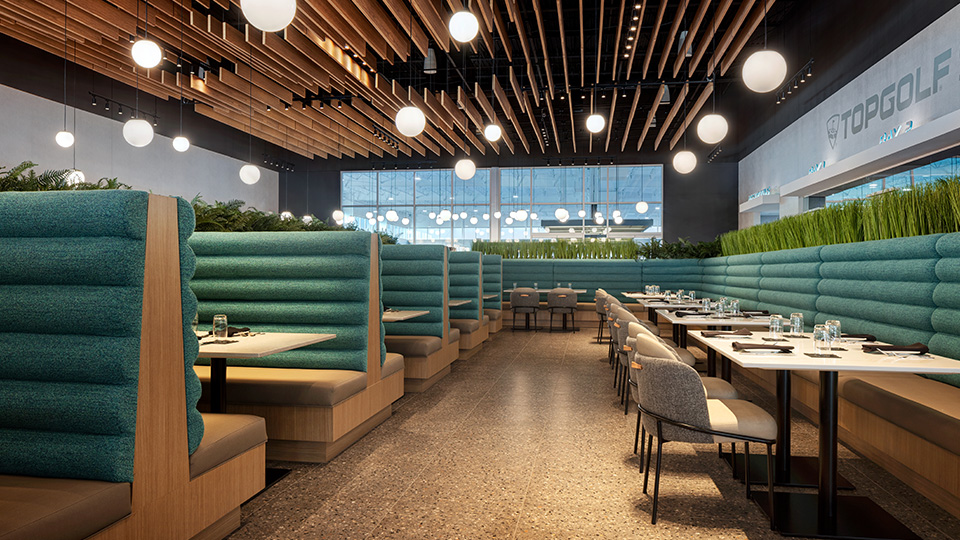 the restaurant at the serve