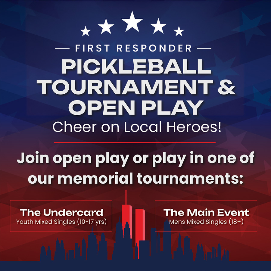 9/11 - First Responder Pickleball Open Play