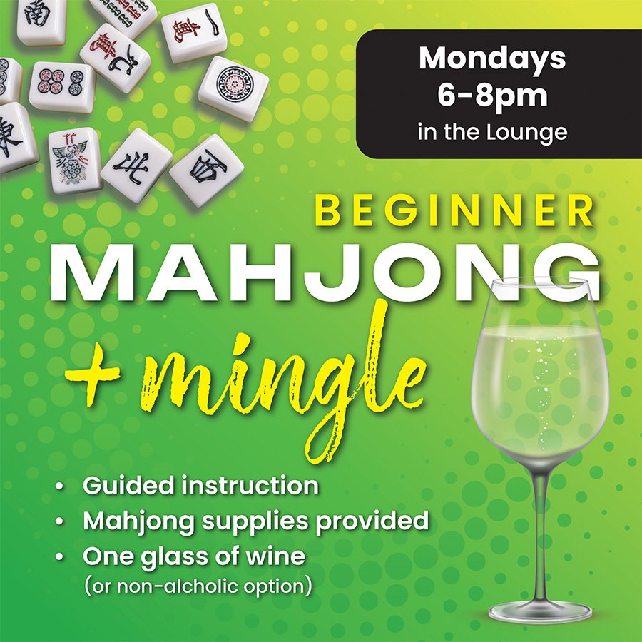 Beginner Mahjong + Mingle Monday