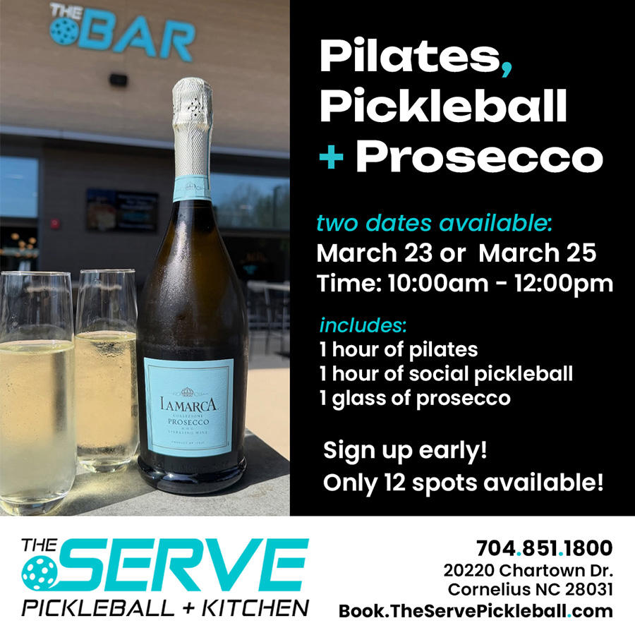 Pilates, Pickleball + Prosecco